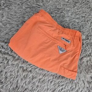 Columbia FS4009 Backcast II Mens 3XL XXXL‎ Orange Lined Swimtrunks